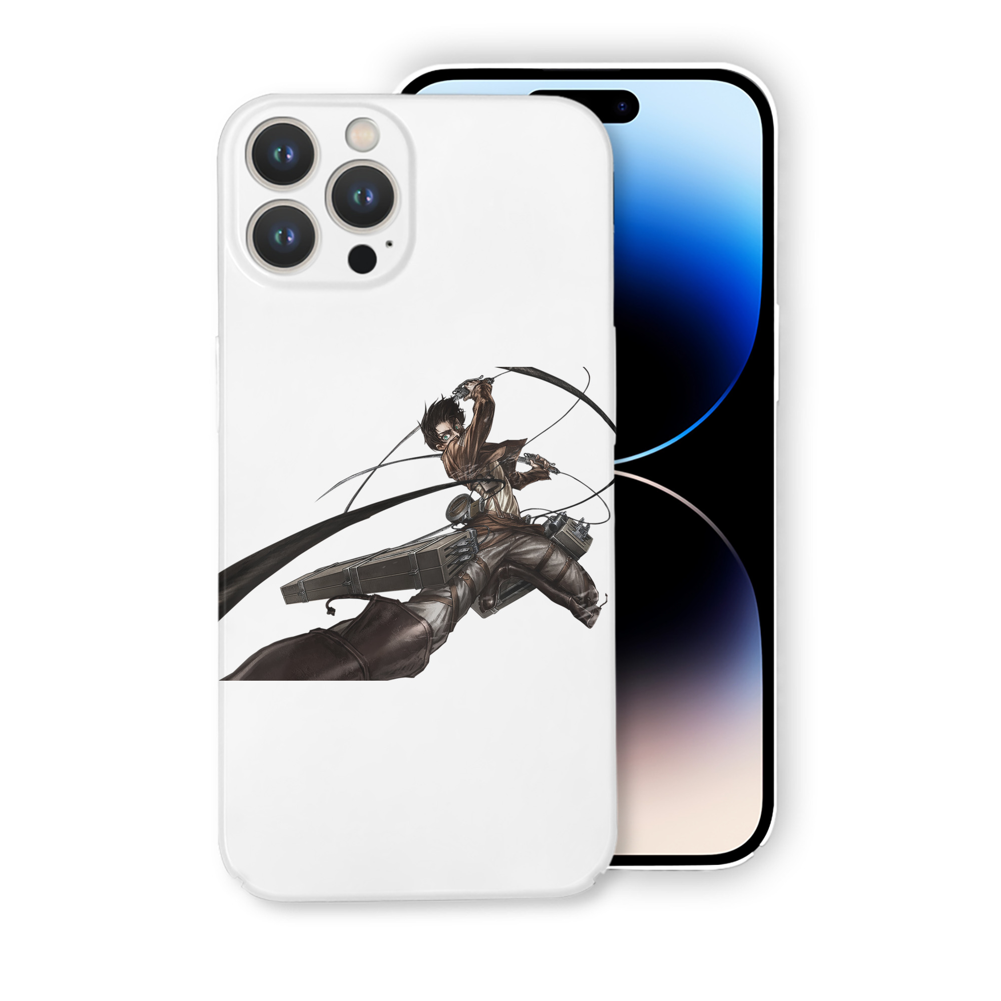 （画像用） 進撃の巨人 エレン･イェーガー Attack on Titan Eren Jäger 【iPhone 14シリーズ対応】ハードケース